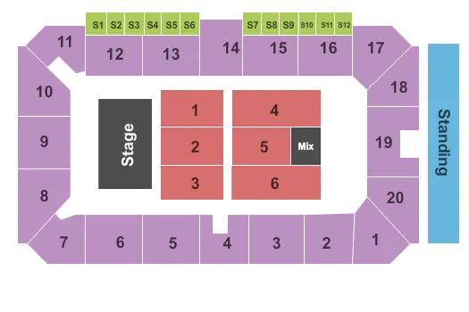 Sudbury Arena Seating Chart